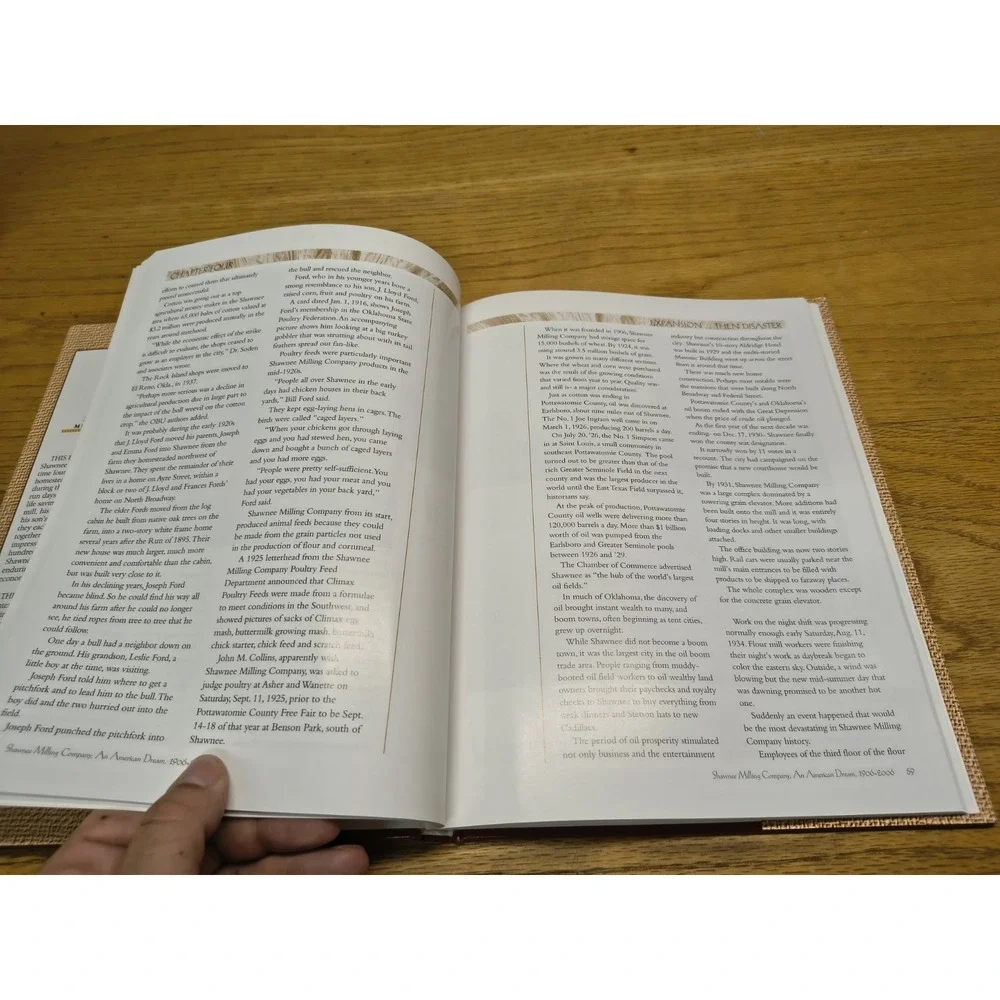 History of Shawnee Milling Company‎ HC DJ 2006 Bradshaw OK Business VG